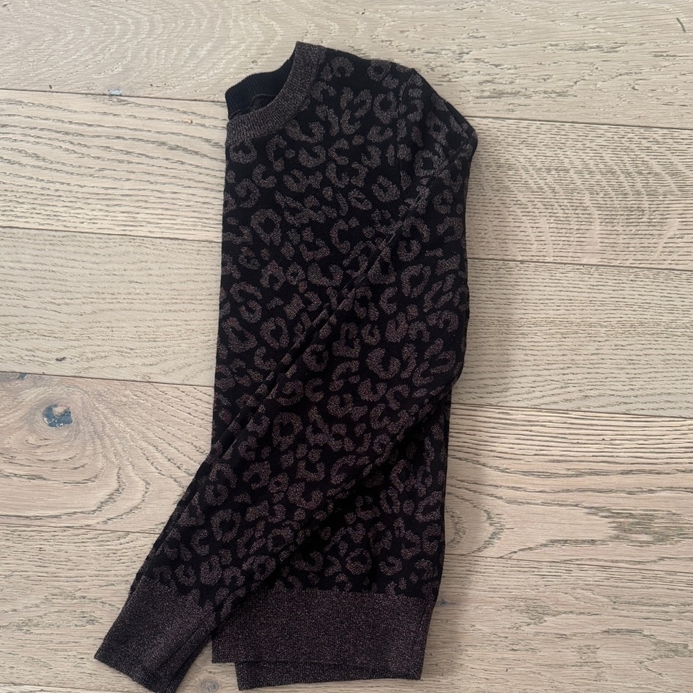Banana Republic Leopard Print Sweater - Black and Brown - Picture 3 of 4